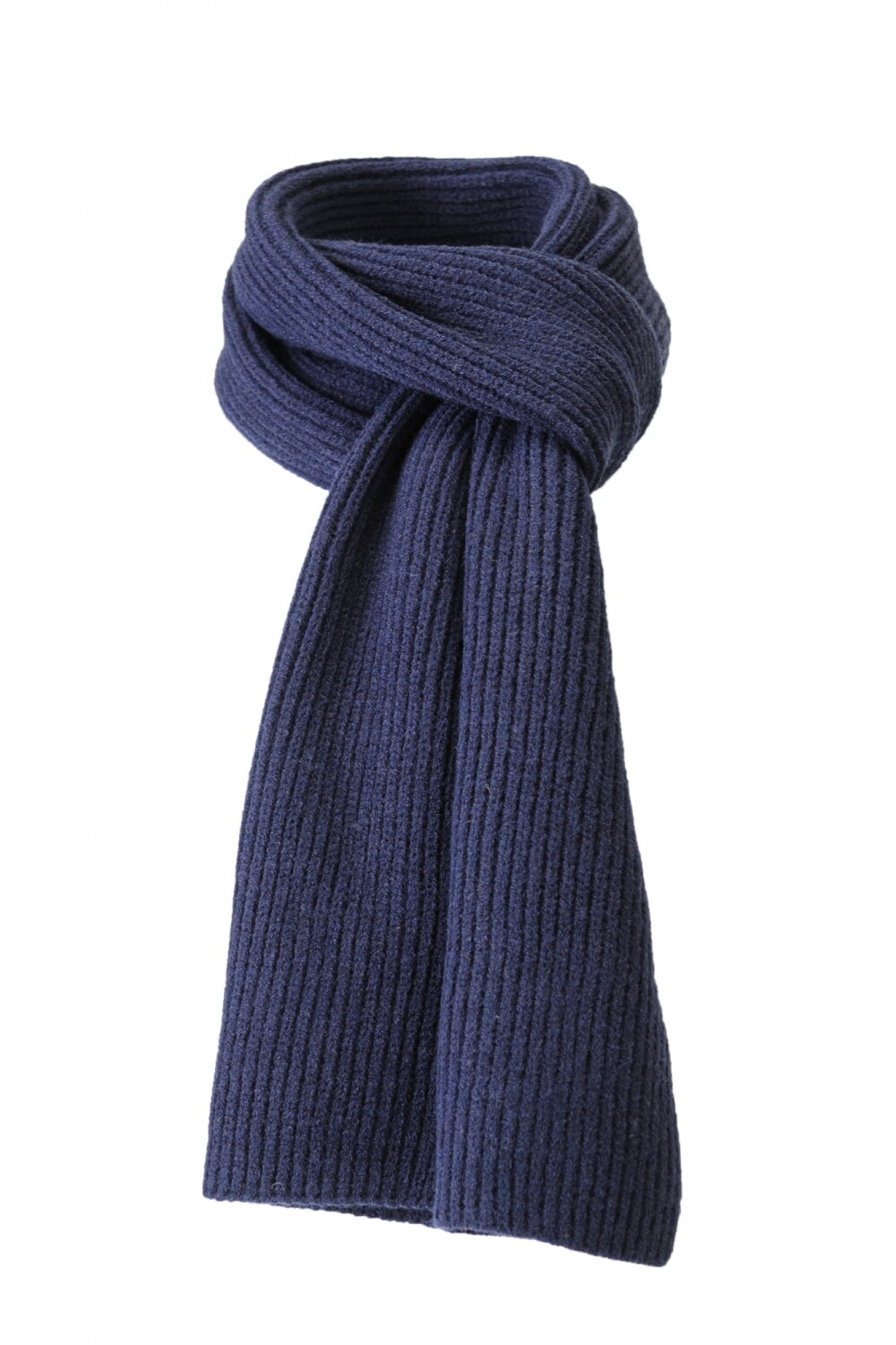 BUFANDA TEJIDA Azul