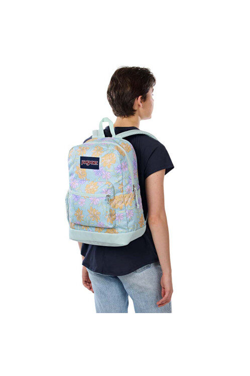 Mochila Portalaptop Cross Town Plus Faded Floral Fresh Mint