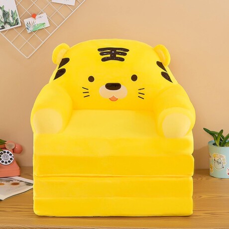 Sillón Infantil Multi Posición Gato Amarillo