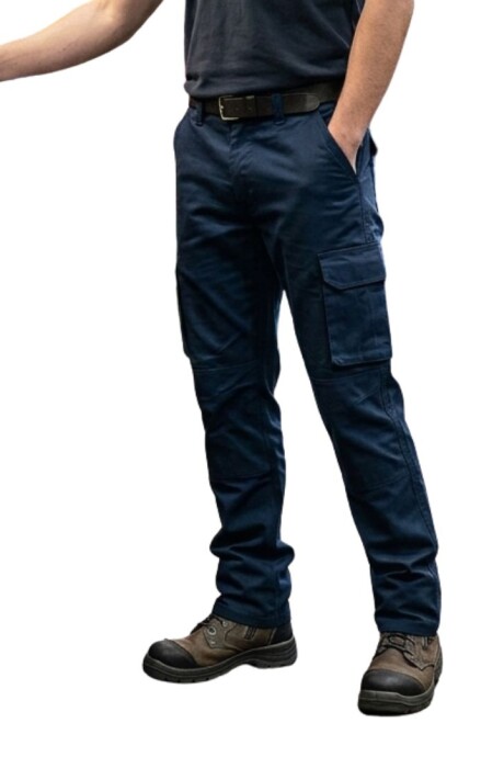 Pantalón brin cargo Azul marino