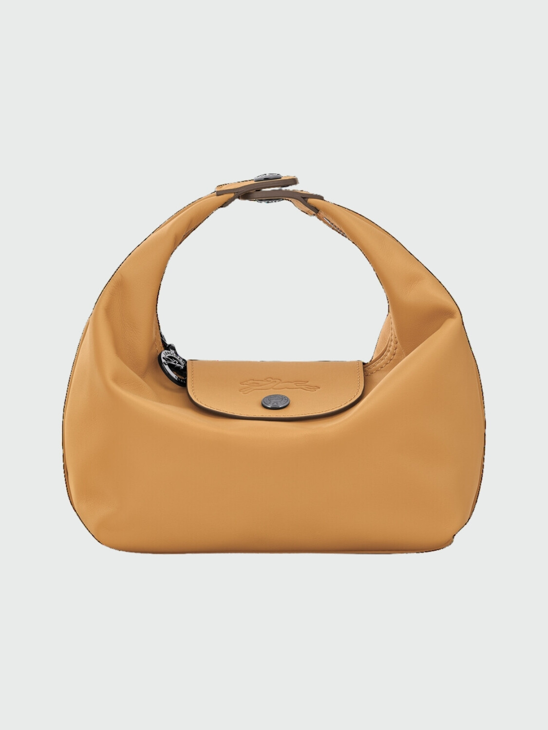 Longchamp - Cartera de cuero, le Pliage Xtra Mostaza