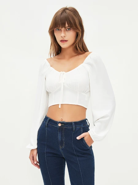 BLUSA JADE CRUDO