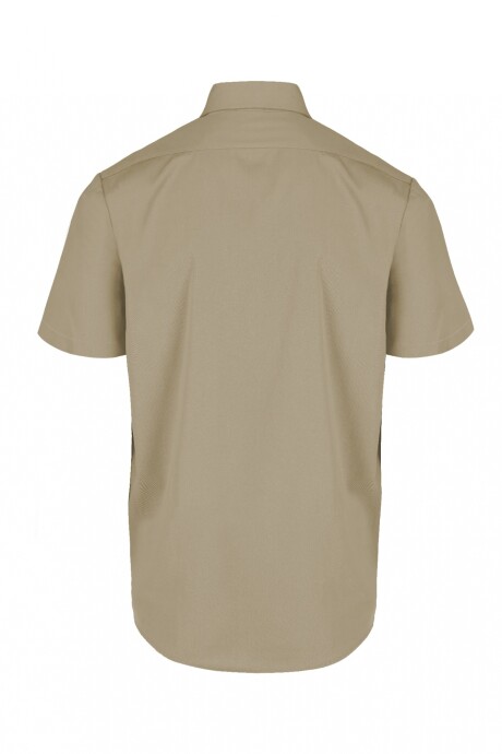Camisa gabardina Beige