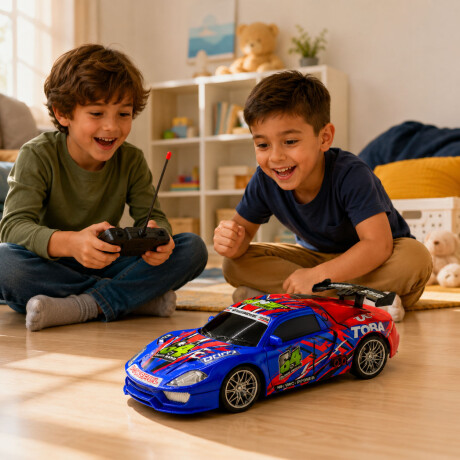 Auto Deportivo RC Racing Rivalry Control Remoto 1:22 Rojo/azul