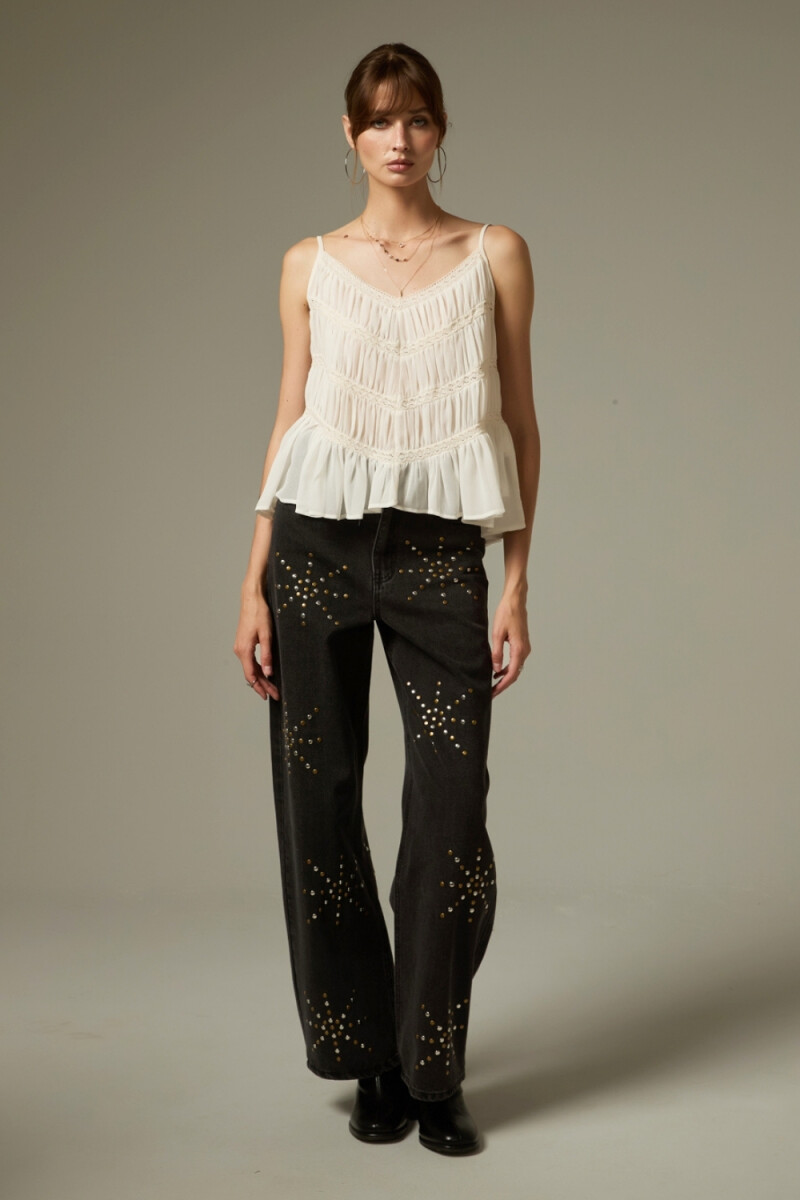 Musculosa Jata - Marfil / Off White 