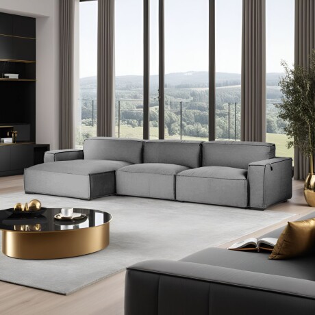 Sofá modular URBAN GRIS - IZQUIERDO