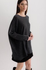 Sweater Tossa Negro Lurex
