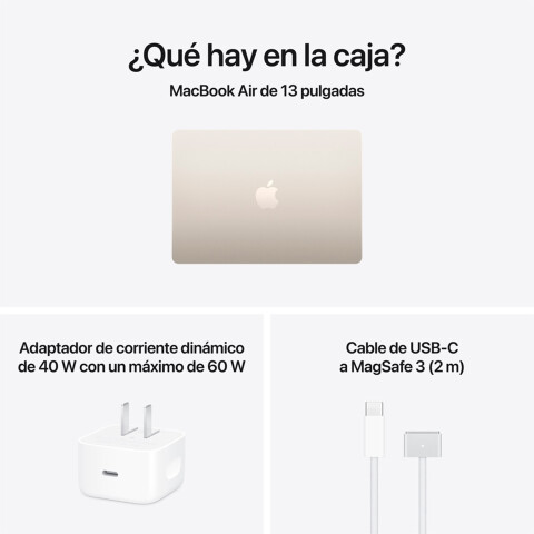 Macbook Air 15" M5 16GB RAM 512GB SSD 10C-CPU 10C-GPU - Starlight (Ingles) Macbook Air 15" M5 16GB RAM 512GB SSD 10C-CPU 10C-GPU - Starlight (Ingles)