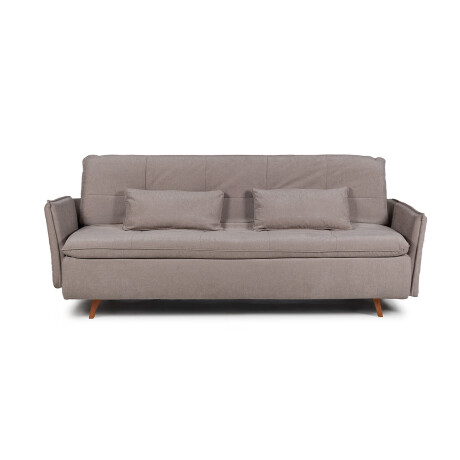 Sofá Cama Maira - C/Brazos - Tela Microfibra 10287 (Tostado)