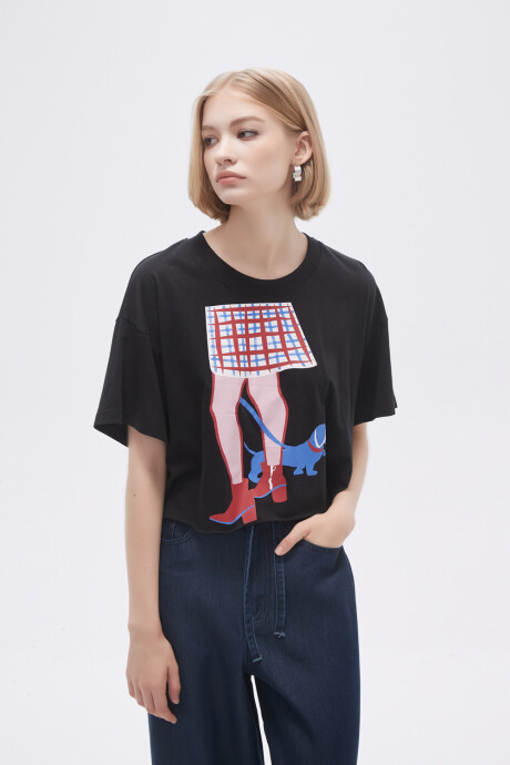 Remera Houndas Estampado 1