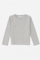 Camiseta manga larga GRIS MELANGE