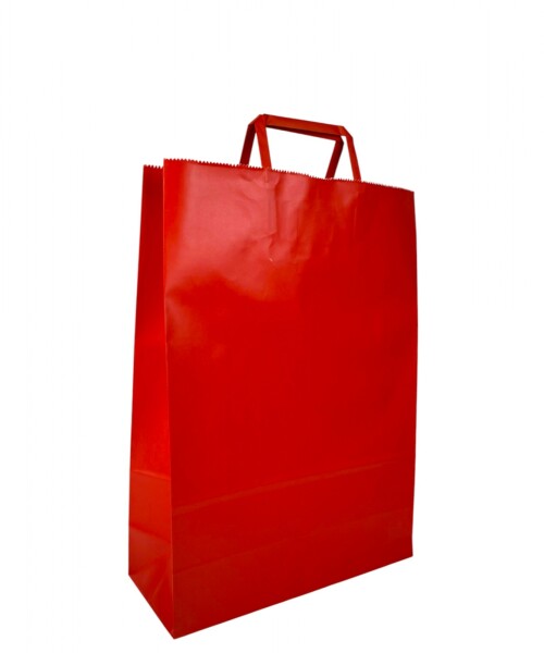 Bolsa lisa acuario 30x12x41 cm ROJO