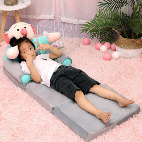 Sillón Infantil Multi Posición Gato Amarillo