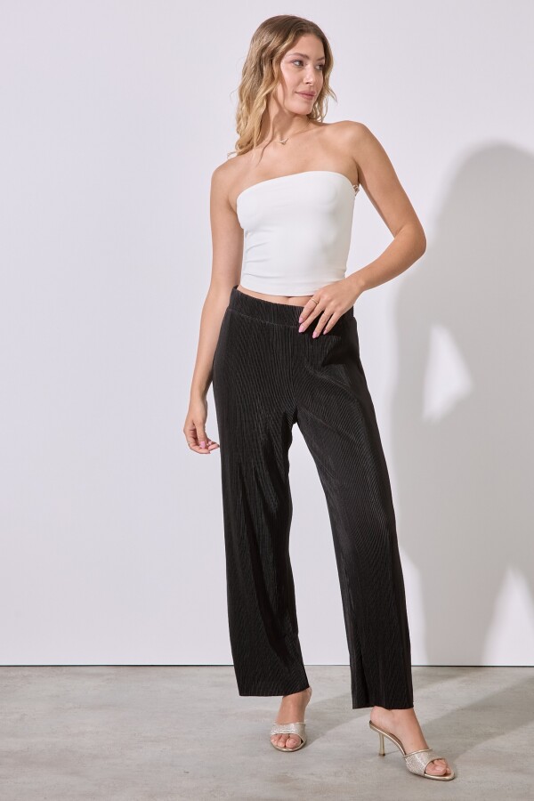 Pantalon Plisado NEGRO