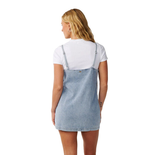 Vestido Rip Curl Stacey Denim - Azul Vestido Rip Curl Stacey Denim - Azul