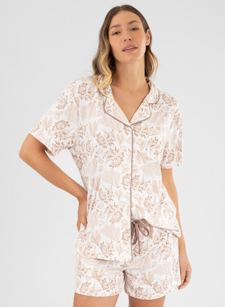 Pijama toile sea americano Marfil