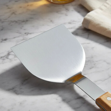 Espátula Para Hamburguesas Parrilla 31cm Acero Inoxidable Natural