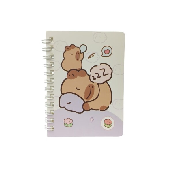 Cuaderno pocket capibara violeta