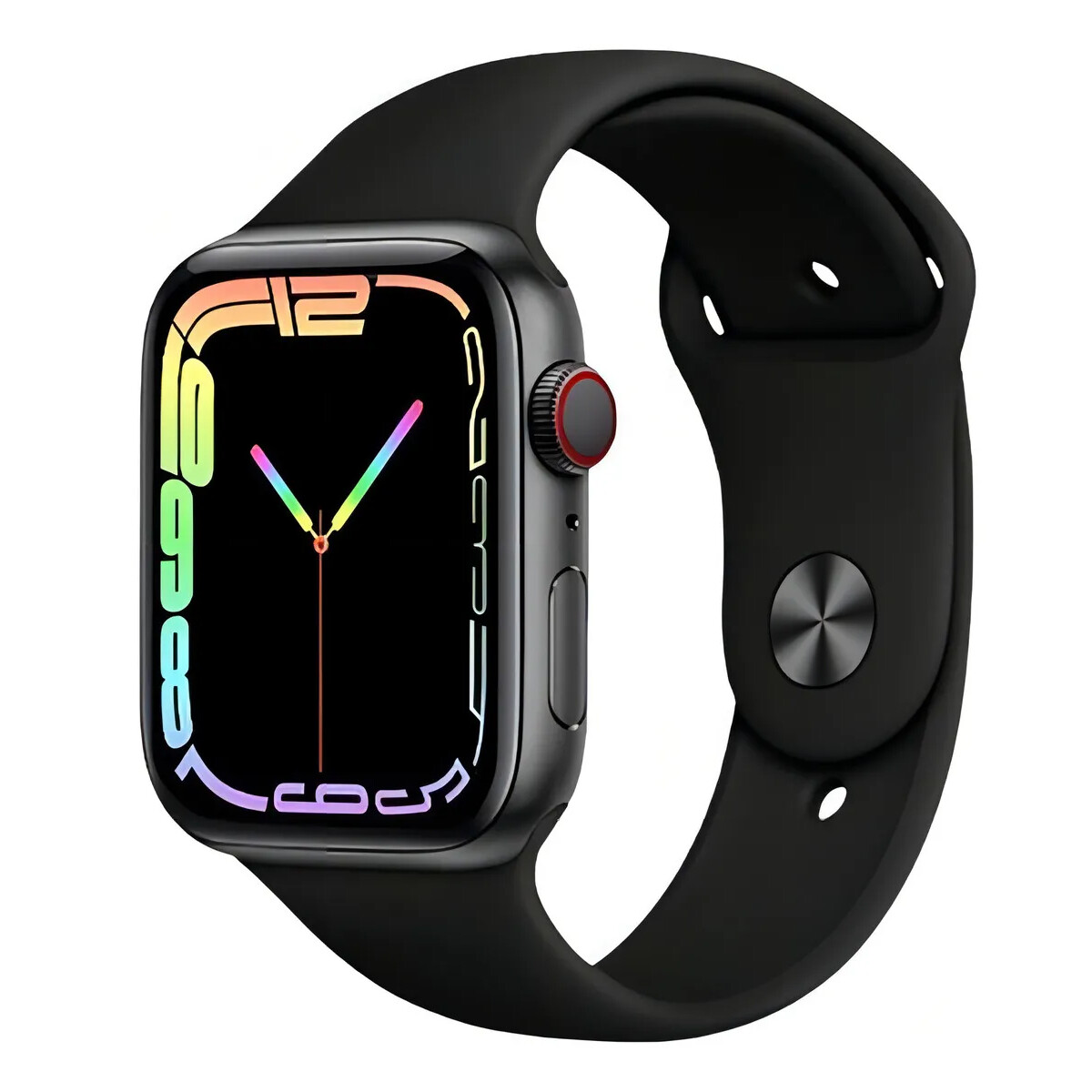 Smartwatch Reloj Inteligente BT A9 ProMax 2 Mallas Silicona - Negro 