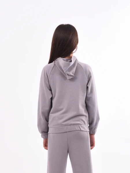 CAMPERA LORE TEEN GRIS OSCURO