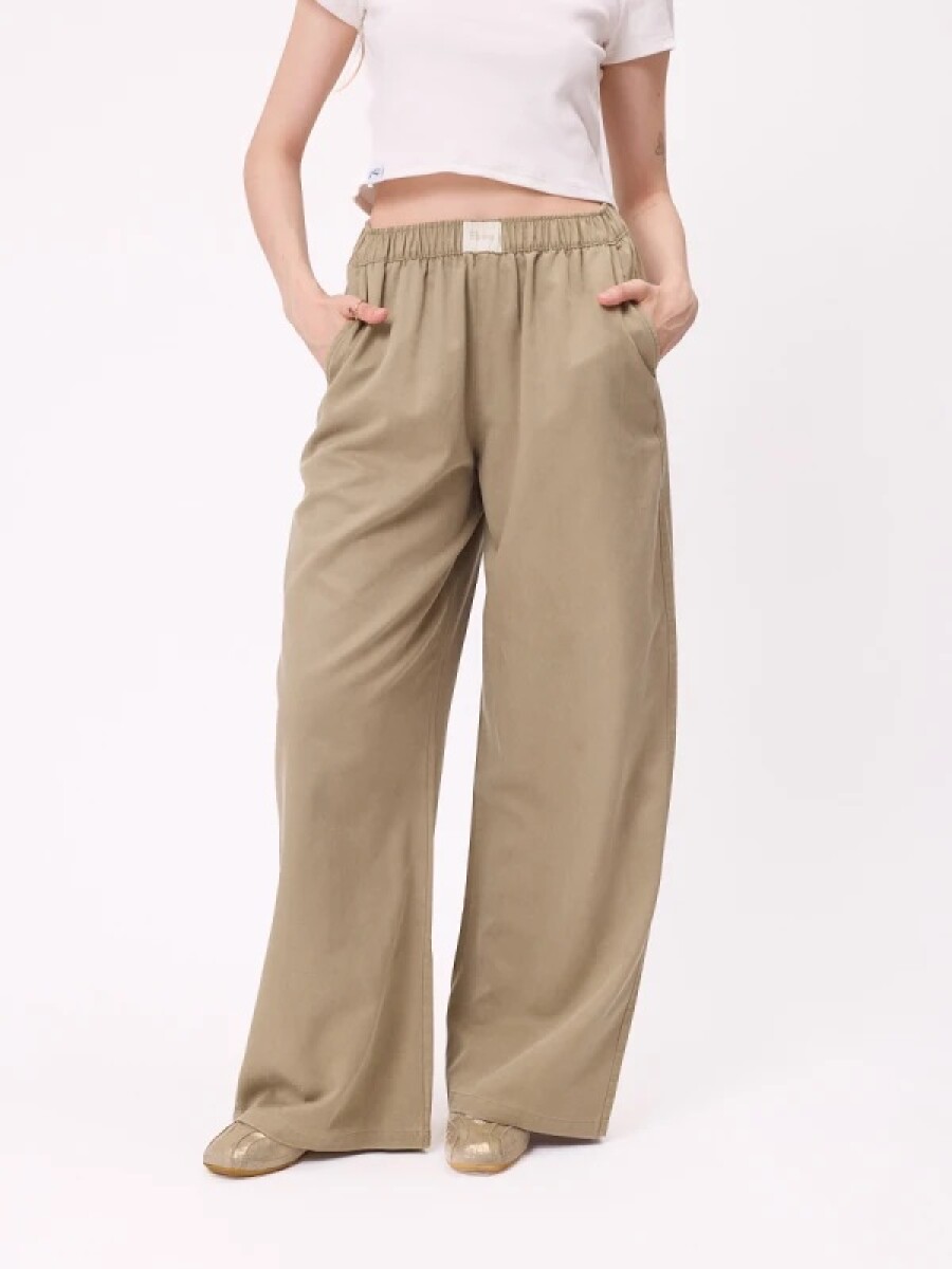 PANTALON RUSTY CARMIN - VERDE 