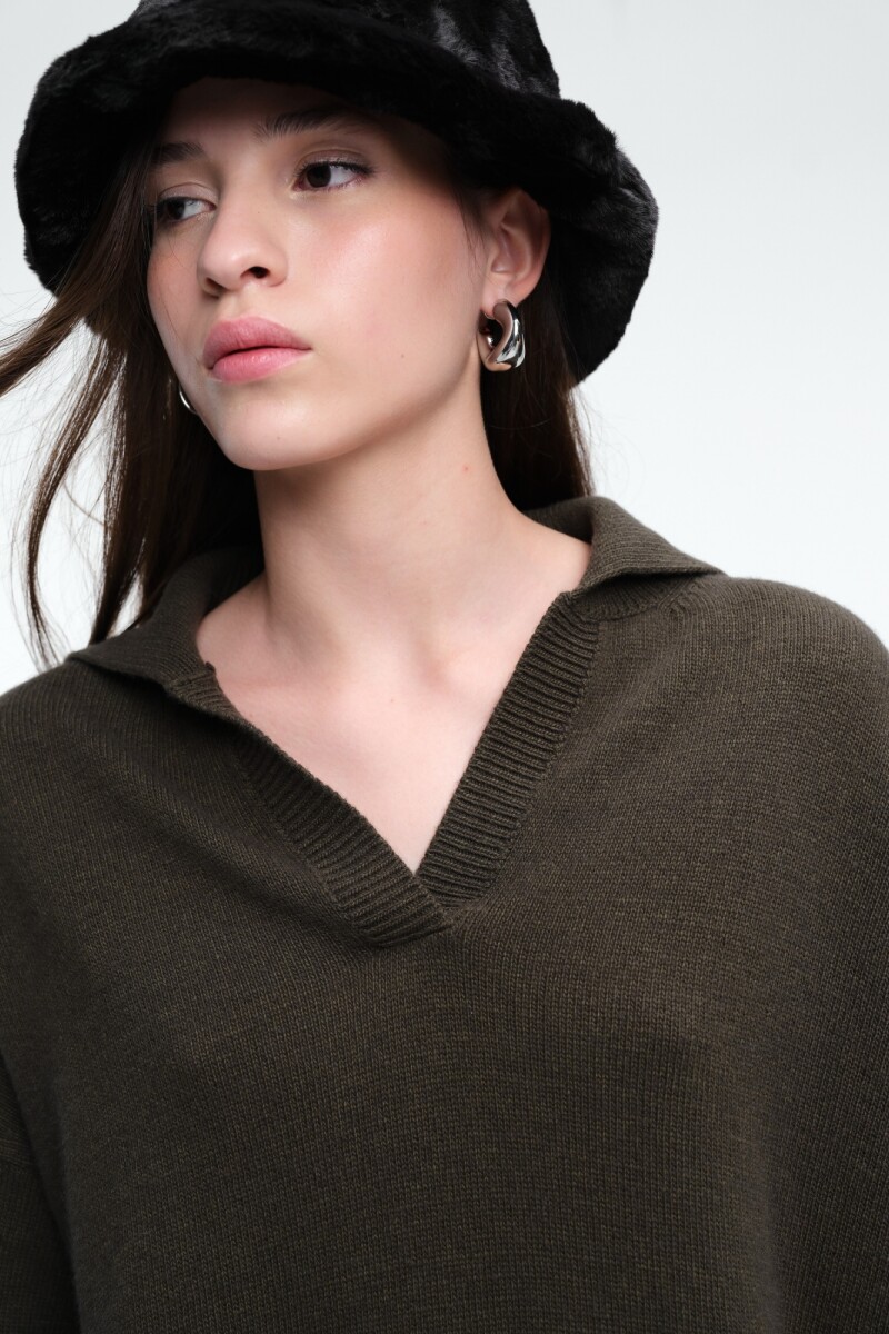 SWEATER COLLAR Verde