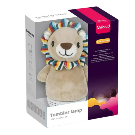 Lampara De Noche Bebés León Melodías Luz 7Colores 10Melodías Leon