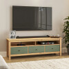 Rack TV 3 Cajones Madera Natural - Mari Verde