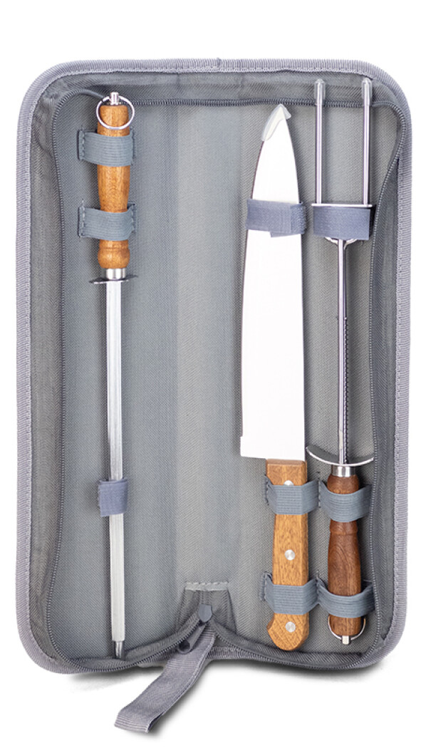 SET DE BARBACOA TRIPLE MURRAY GRIS