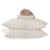 Juego de Sabanas 1 Plaza Suaves Estampado Calidad Frescas Variante Diseño Rombos Color Beige