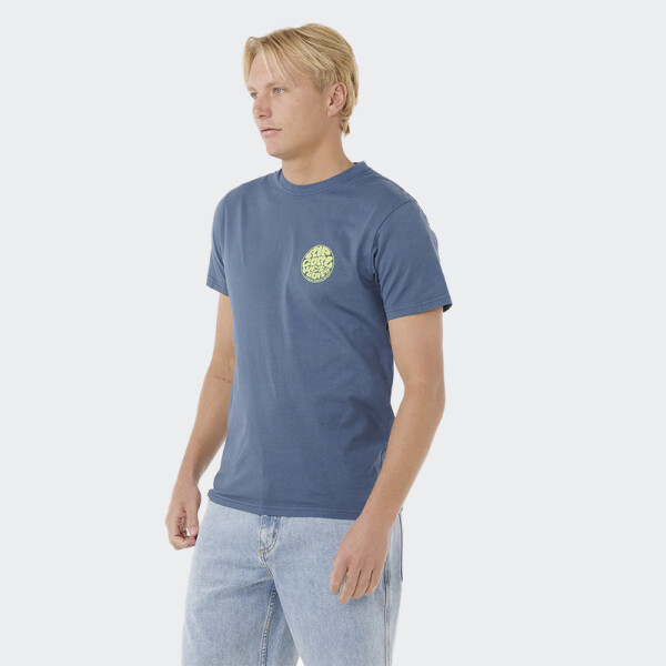 Remera Rip Curl MC Rip Curl Wettie Icon Azul