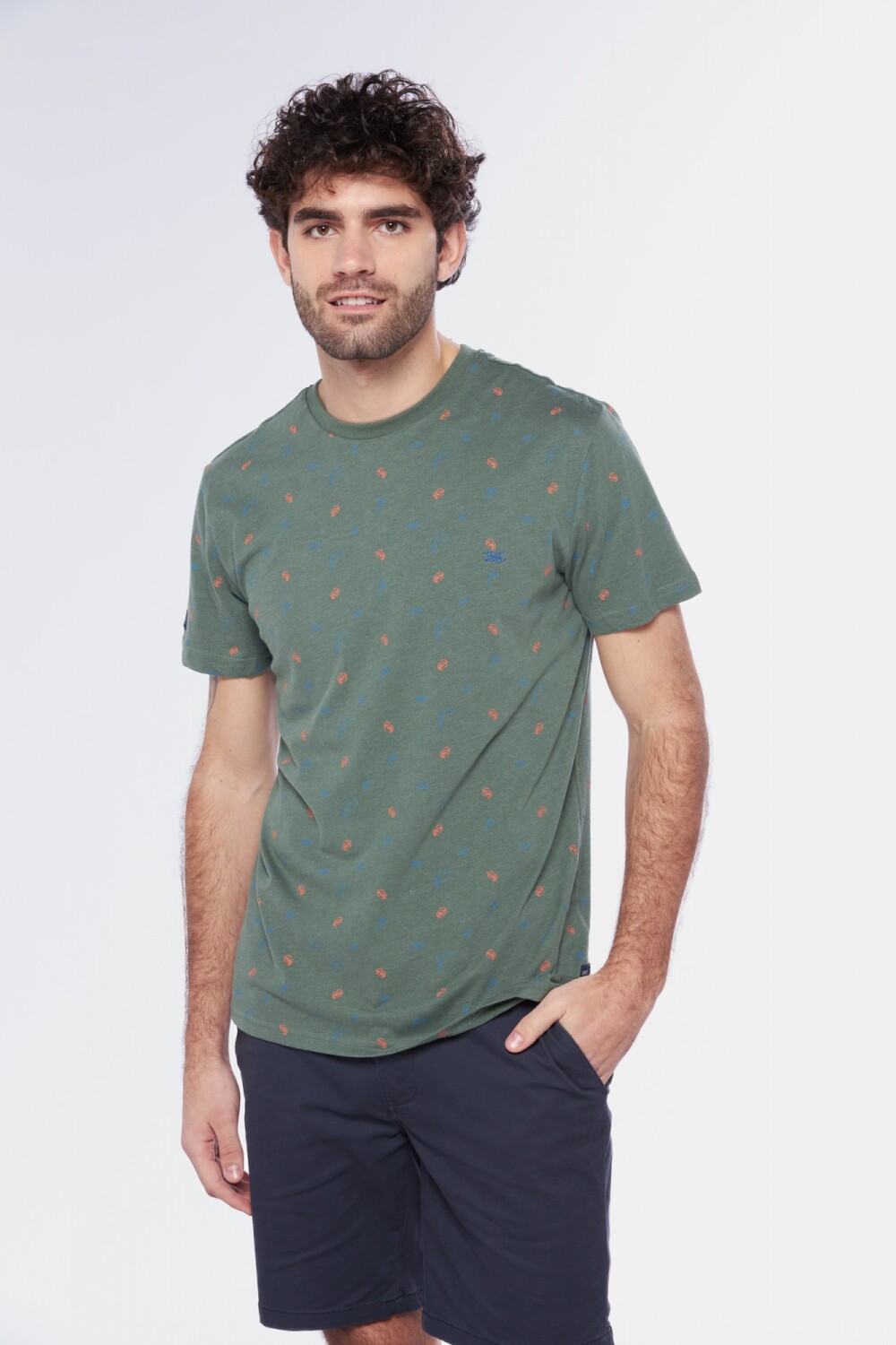 REMERA ESTAMPADA Verde