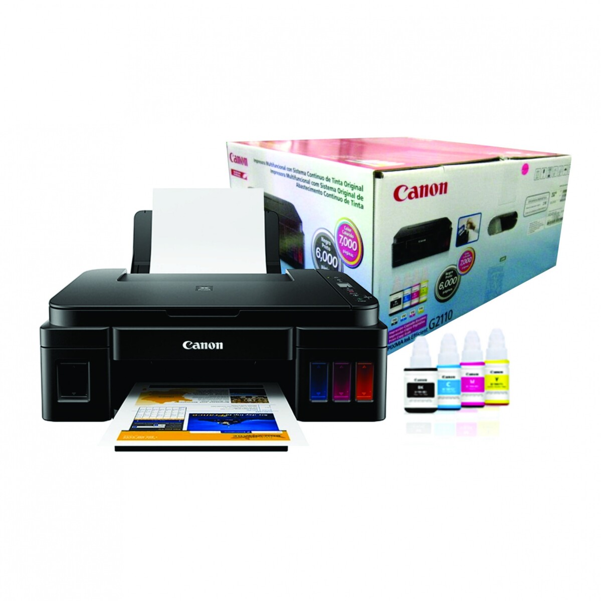 Impresora Multifuncion + Resma de 500 Hojas 