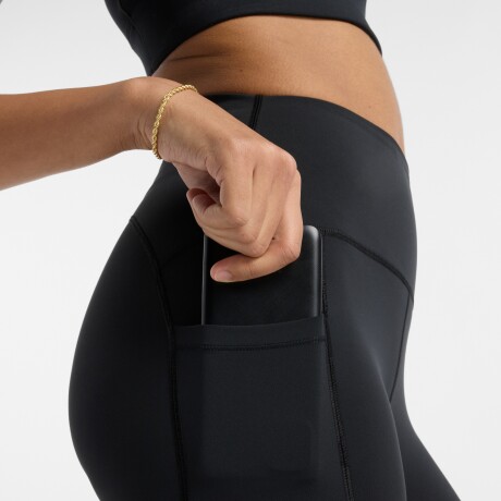 Calza New Balance de Dama -High Rise Legging 25"- WP51268BK BLACK
