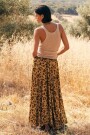 FALDA LINO Leopardo