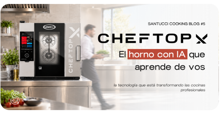 CHEFTOP-X™ de Unox: El horno con Inteligencia artificial que aprende de vos
