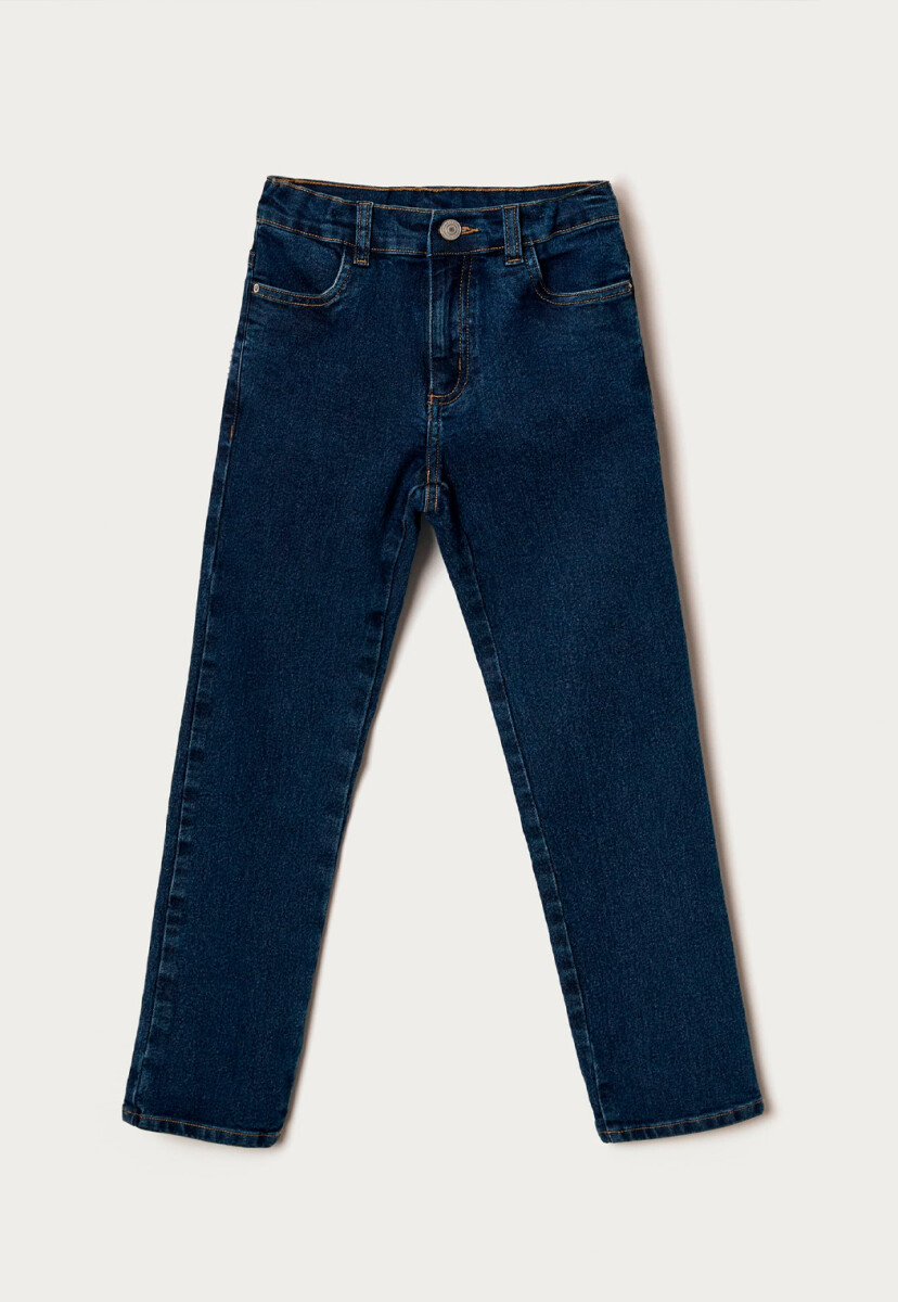 PANTALÓN INFANTIL SLIM - AZUL 