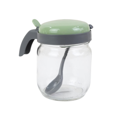 Especiero Herevin De Vidrio Con Cuchara Y Tapa Abatible De Plastico Especiero Herevin De Vidrio Con Cuchara Y Tapa Abatible De Plastico