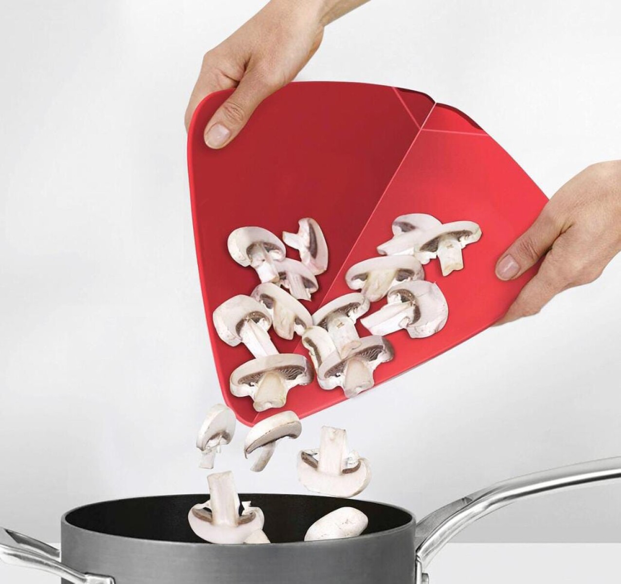 Tabla de Cortar Plegable Joseph Joseph Duo - Roja 