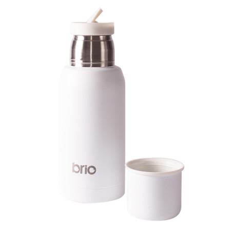 Termo Brio 750 Ml Acero Inoxidable BLANCO