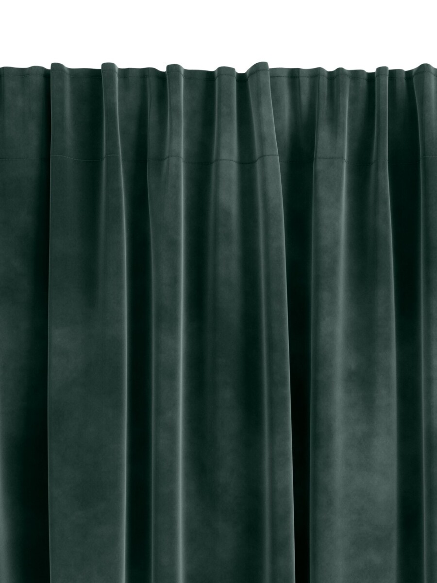 Cortina AUSTRA 1x140x300 terciopelo verd 