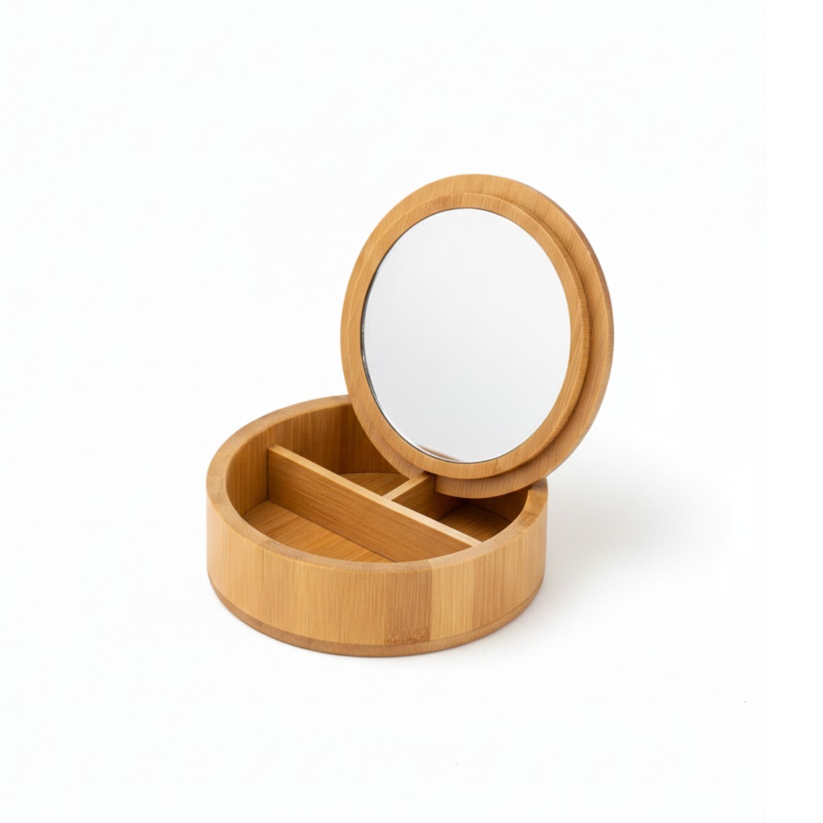 ESPEJO C/ORGANIZADOR BAMBU 