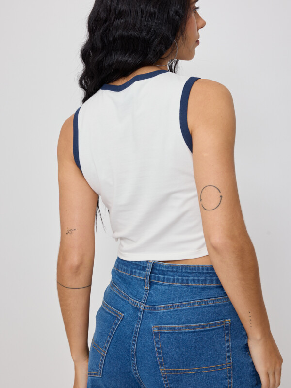 MUSCULOSA BELIN RUSTY Blanco