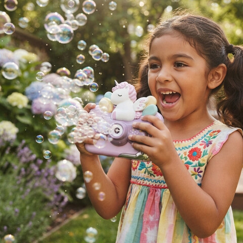 Burbujero Infantil Cámara Unicornio Surtido U