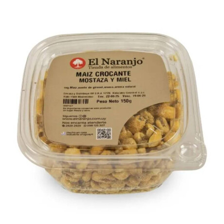 Maiz Crocante El Naranjo Mostaza y Miel 200 Grs