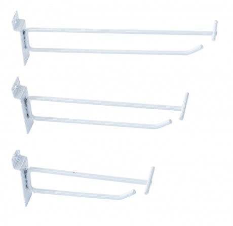 Ménsula Porta Precio Blanca Para Ranurado 20 Cm Ménsula Porta Precio Blanca Para Ranurado 20 Cm