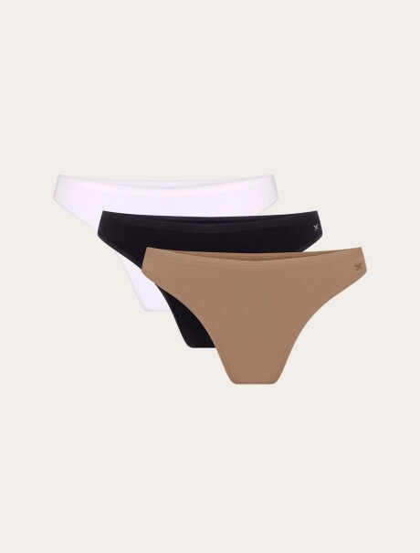 KIT CON 3 BOMBACHAS DE ALGODÓN KIT CON 3 BOMBACHA FEM