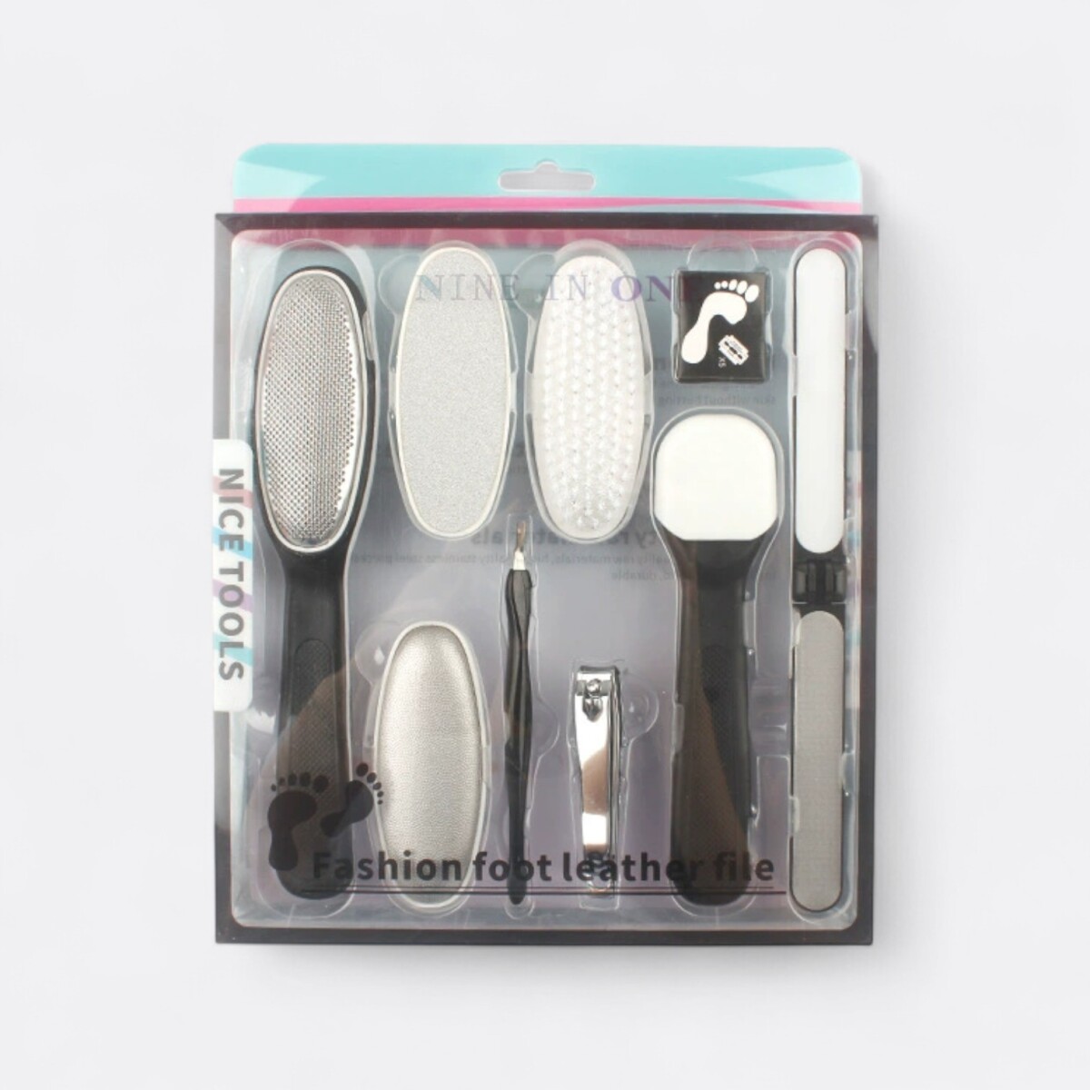 Set De Pedicura - Negro 