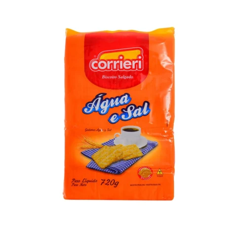 Galleta CORRIERI al Agua con Sal 720 g Galleta CORRIERI al Agua con Sal 720 g