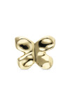 ANILLO DE ALEACIÓN DE METALES BAÑADO EN ORO 18K CON FORMA DE MARIPOSA Anillo